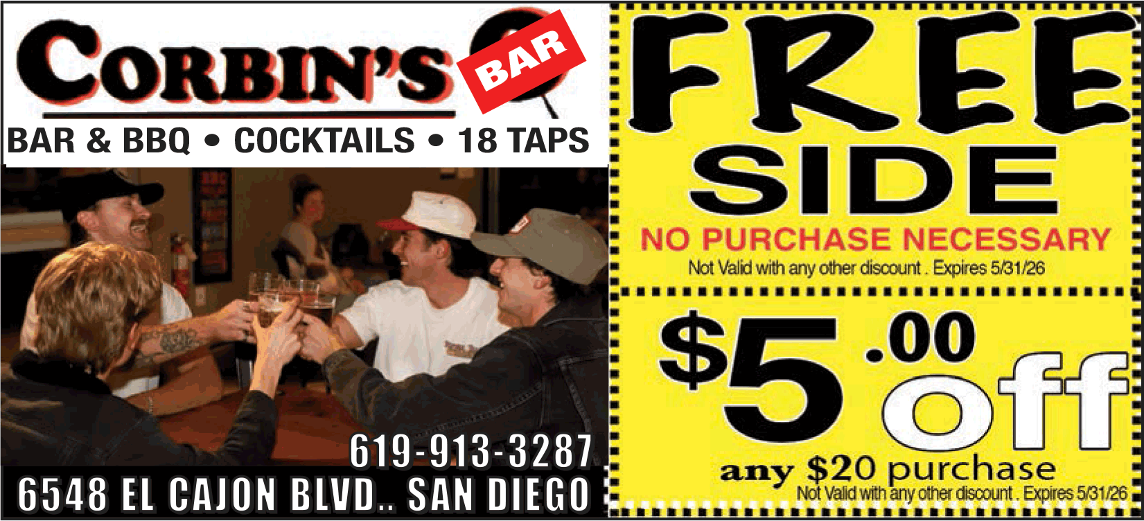 Corbin's Bar & Bbq2025